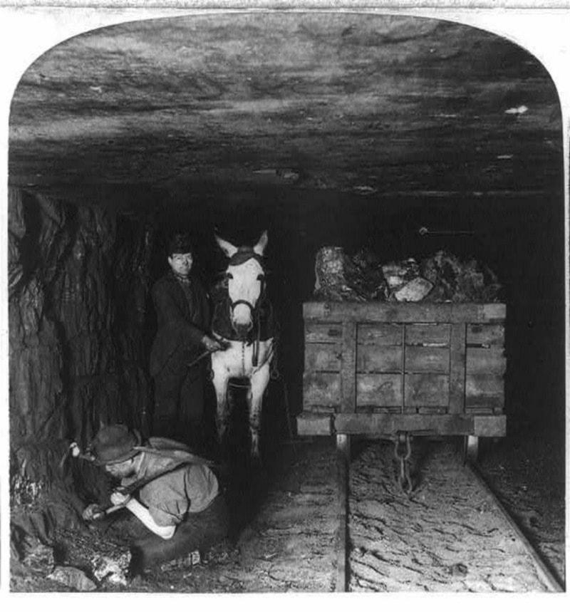 Coal mining, Pennsylvania, Strohmeyer and Wyman (1895)