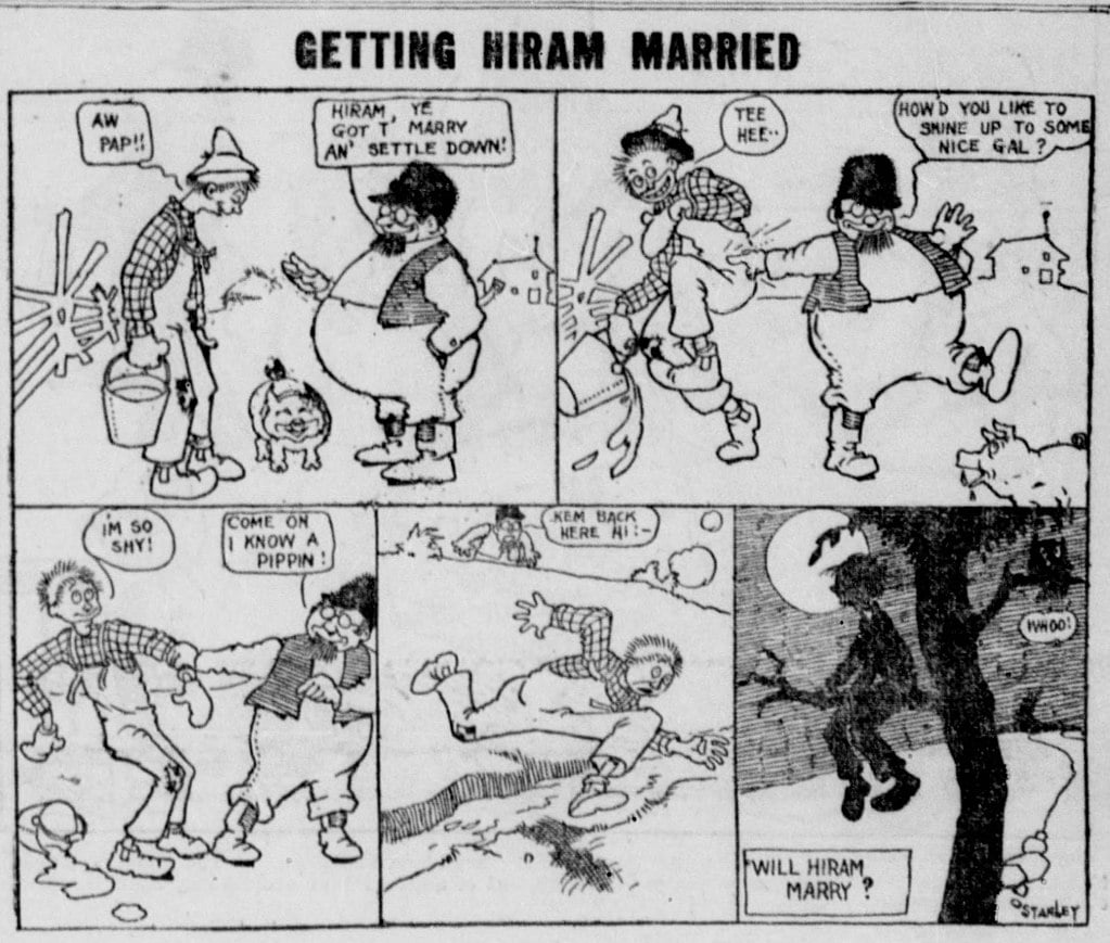 Possible frame from Old Home Town series (1908)