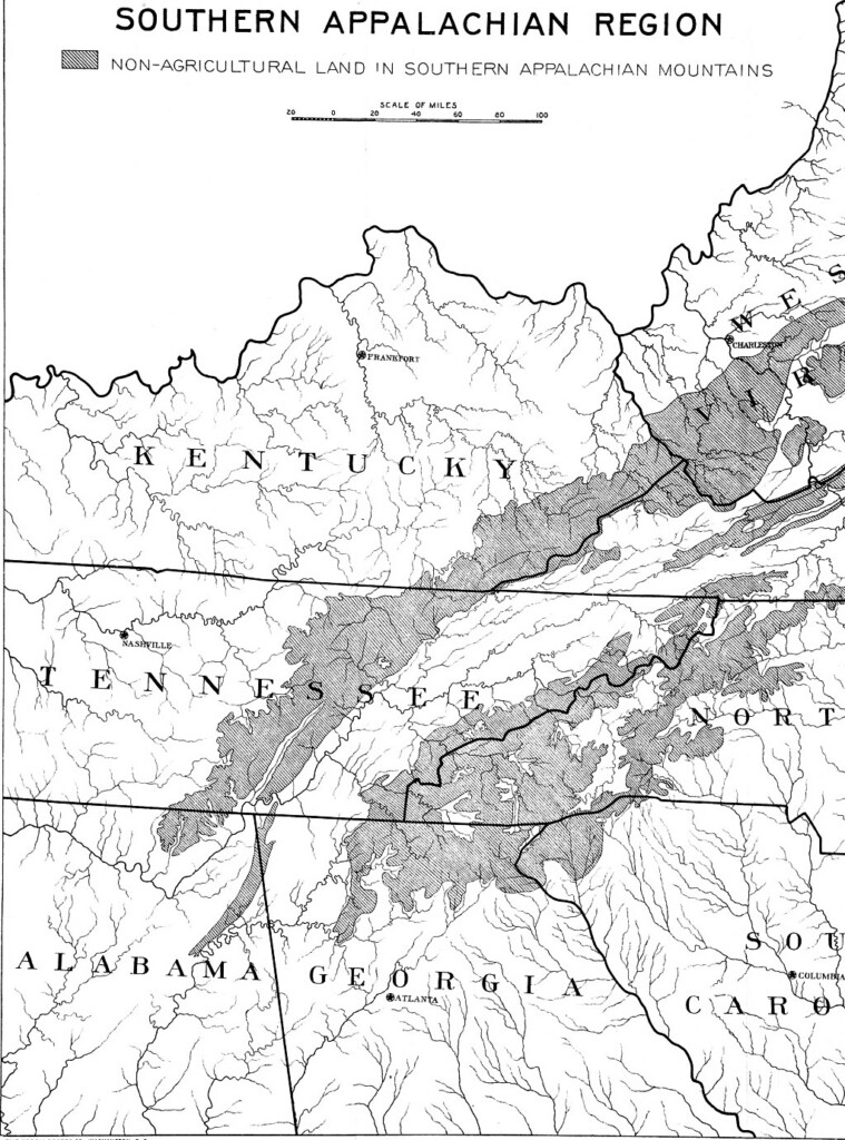 Southern Appalachian and White Mountain region