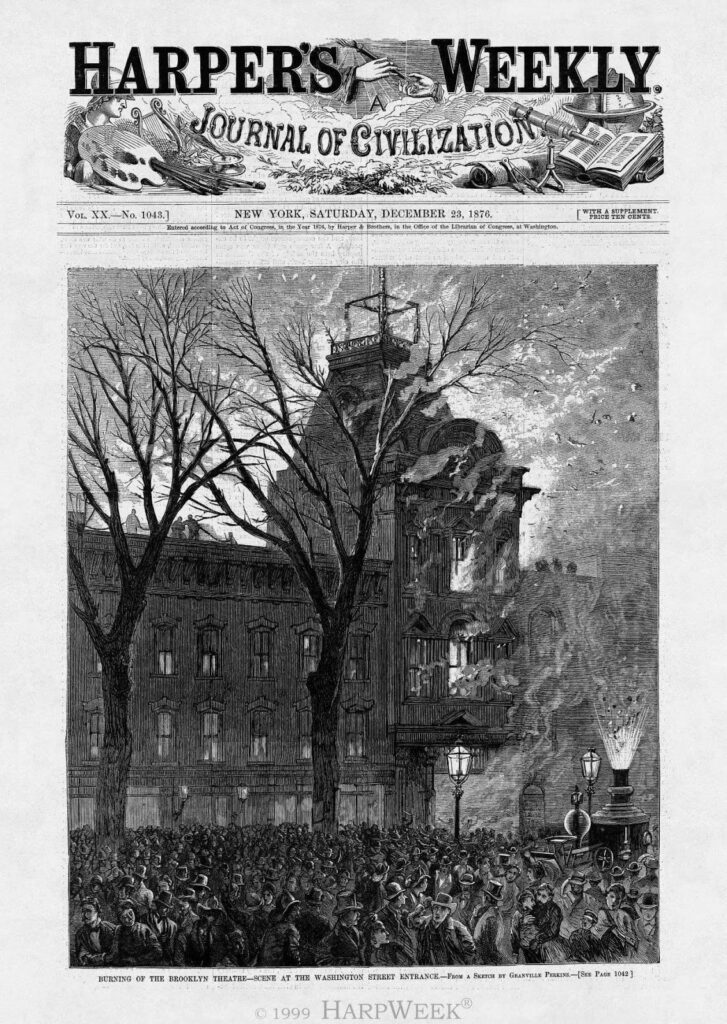 The Brooklyn Theatre fire