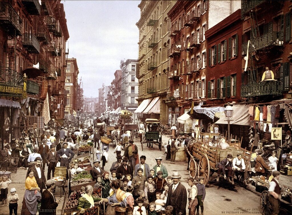 a street in public