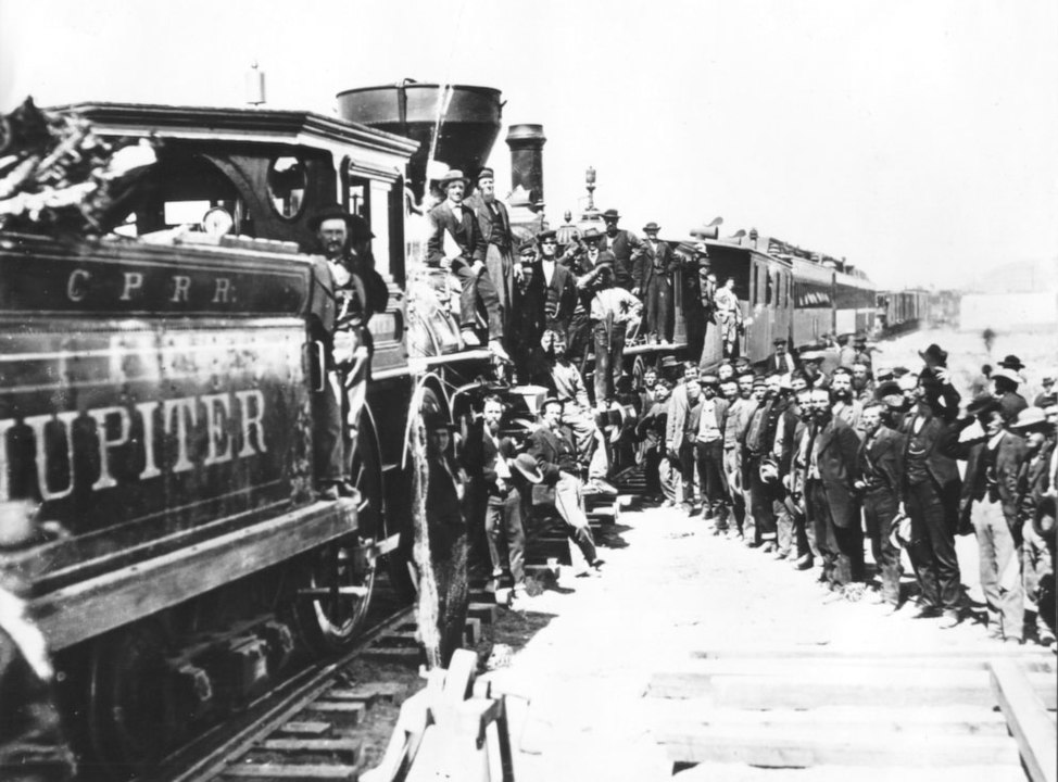 Transcontinental Railroad is finished