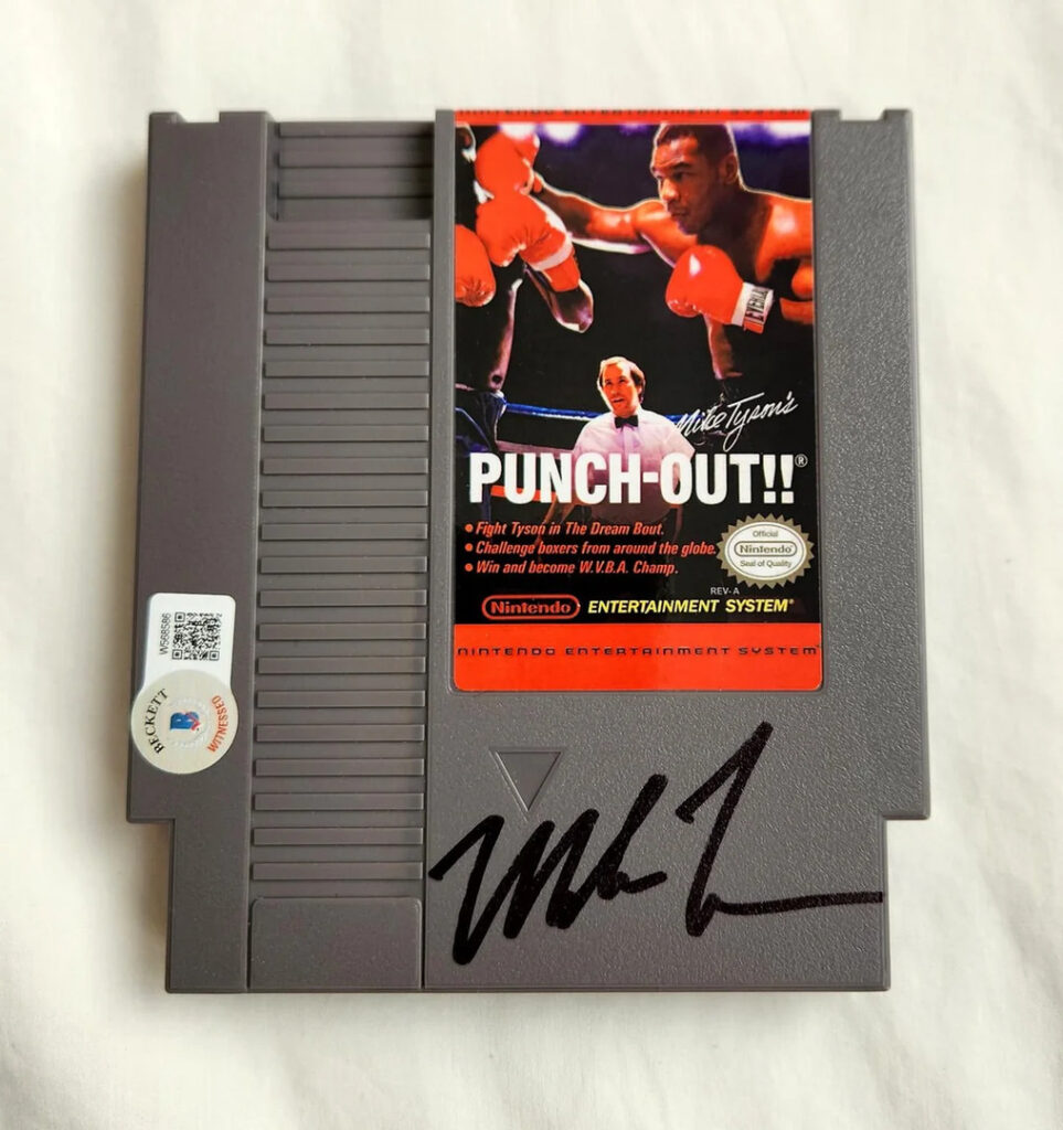 Mike Tyson's Punch out signed