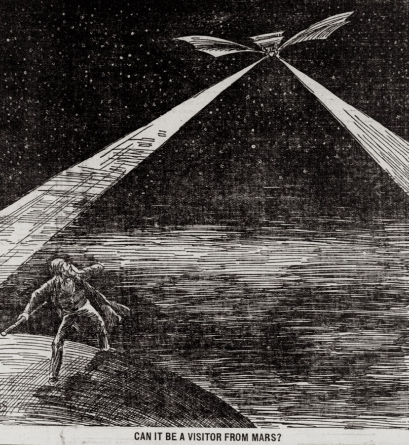 mystery airship of 1897 depiction