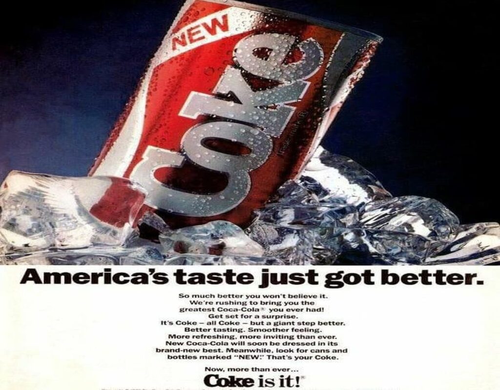 Coca-Cola – "New Coke" 