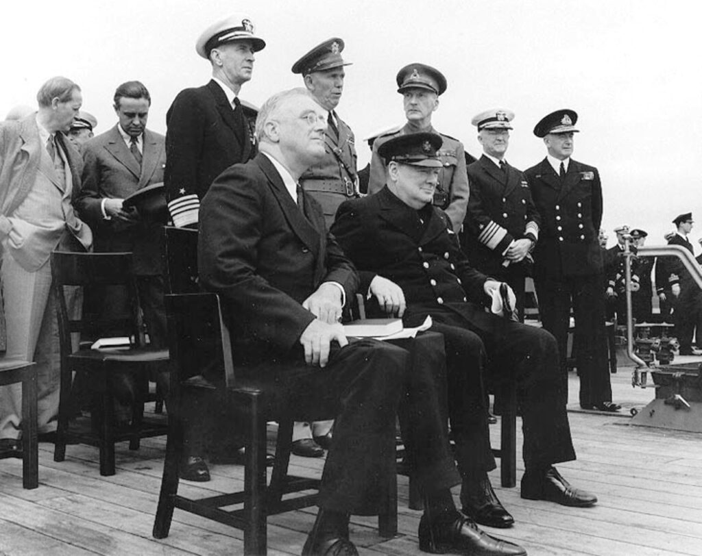Roosevelt and Winston Churchill