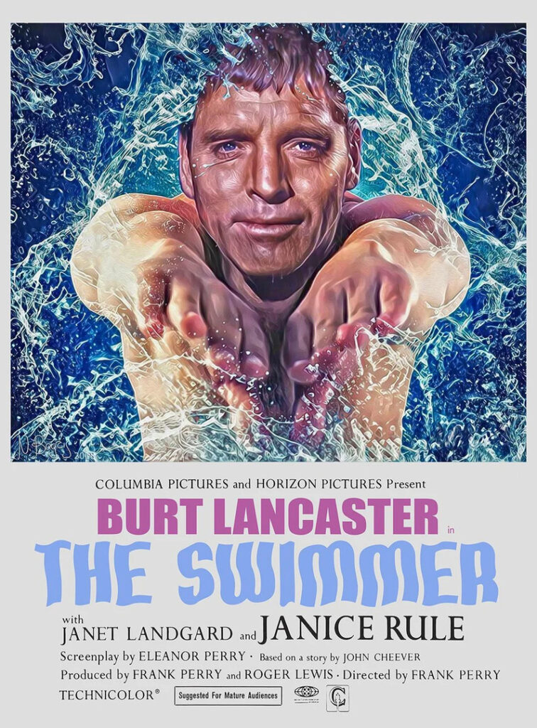 the swimmer 1968 poster