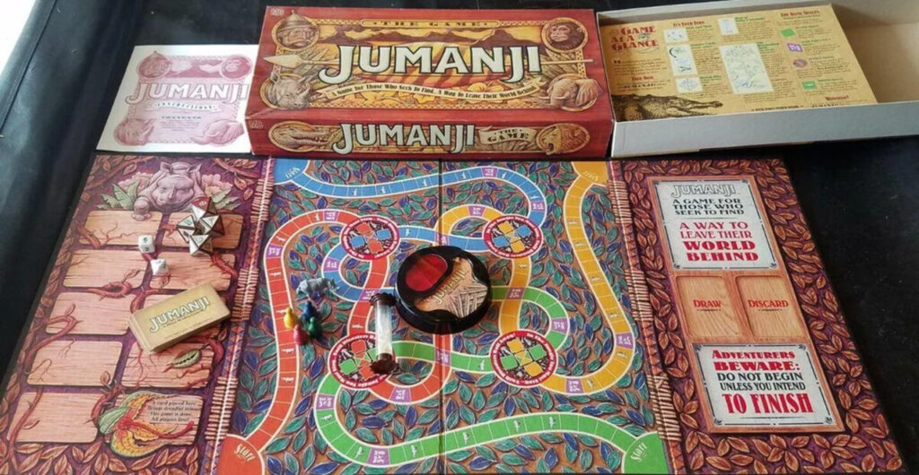 jumanji 1990 board game