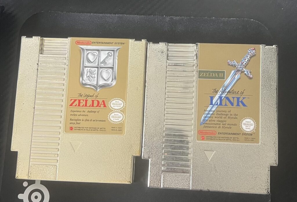 Legend Of Zelda Gold Cartridge