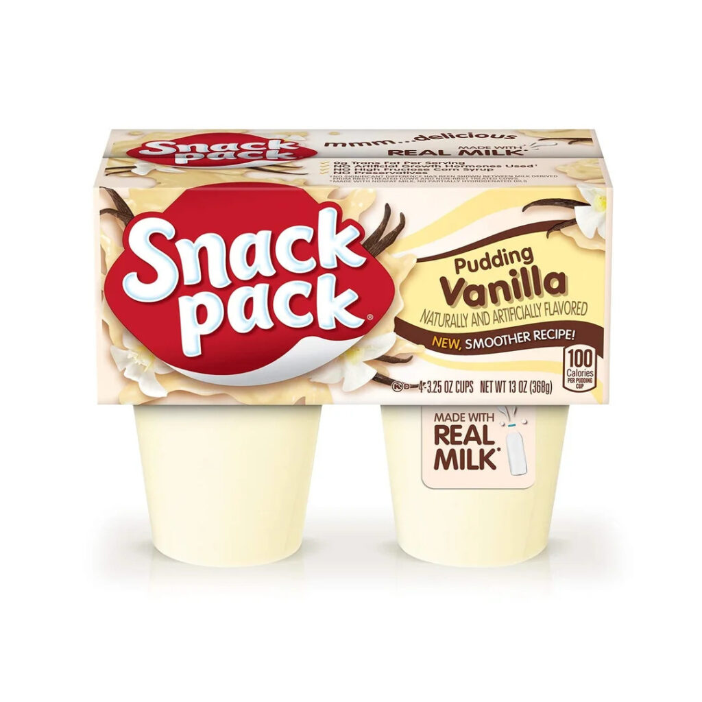 snackpack pudding cups