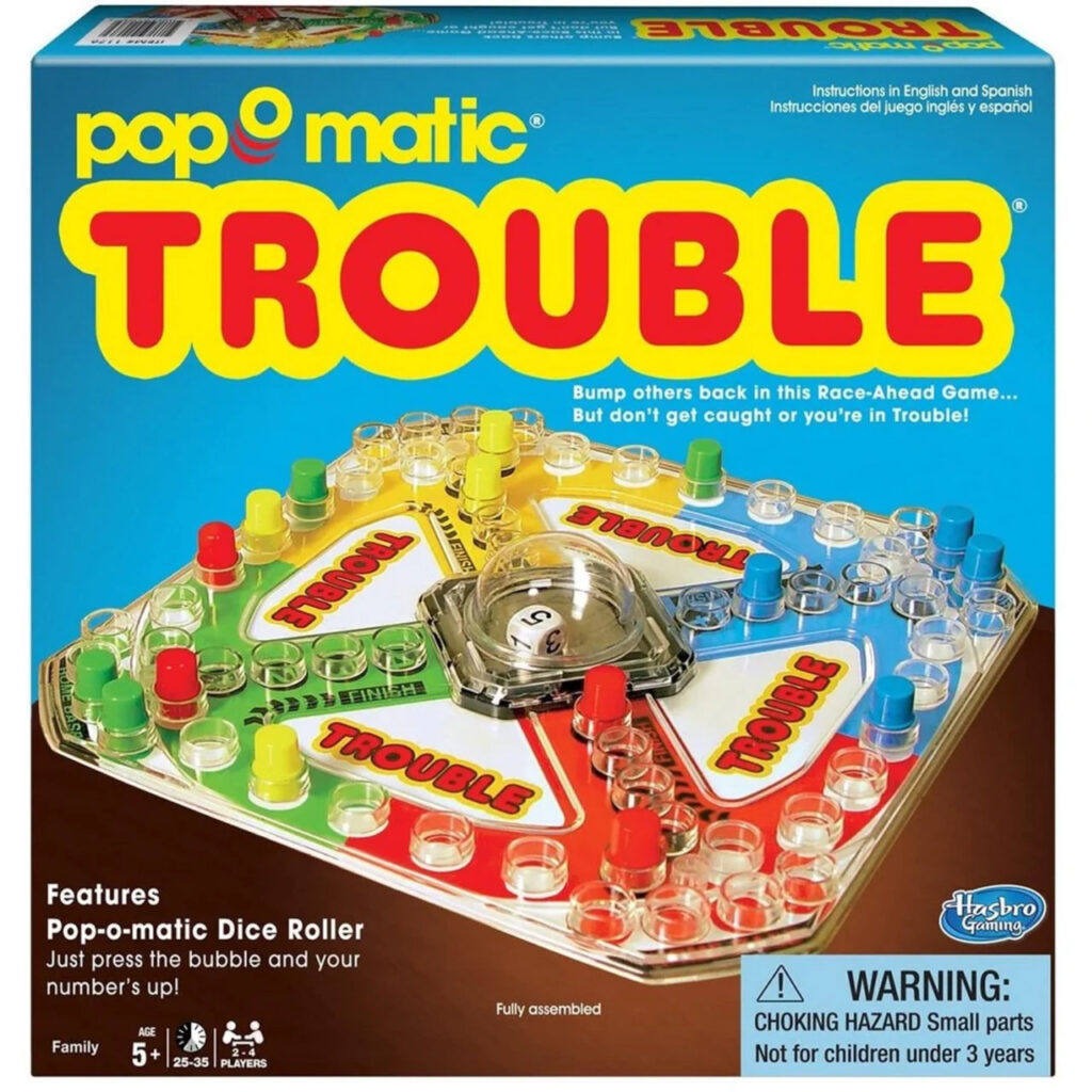 trouble board game 1990s