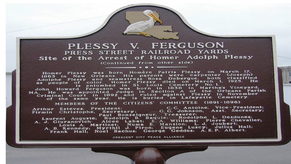 Plessy V. Ferguson (1896)