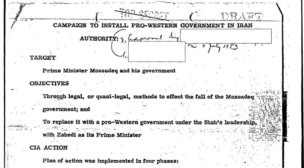 Iran’s 1953 Coup Blowback