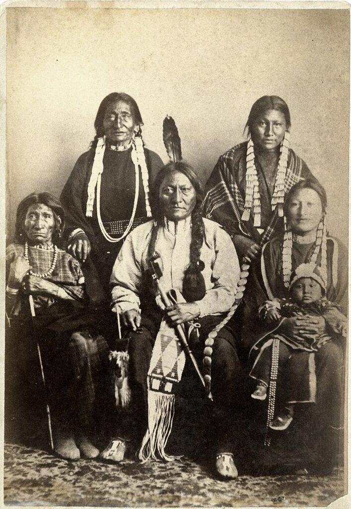 Sitting Bull vision spiritual leader illustration