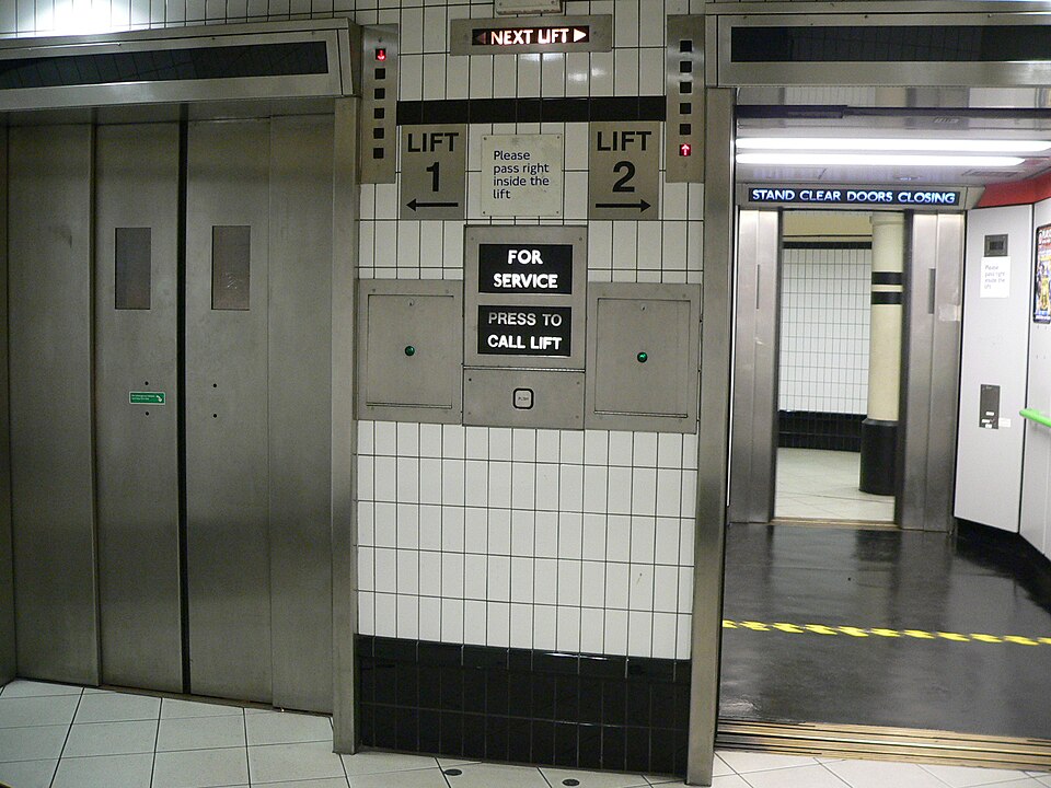 Elevator Etiquette: Eyes Forward