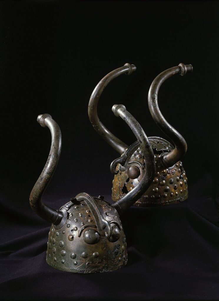 Vikings Wearing Horned Helmets