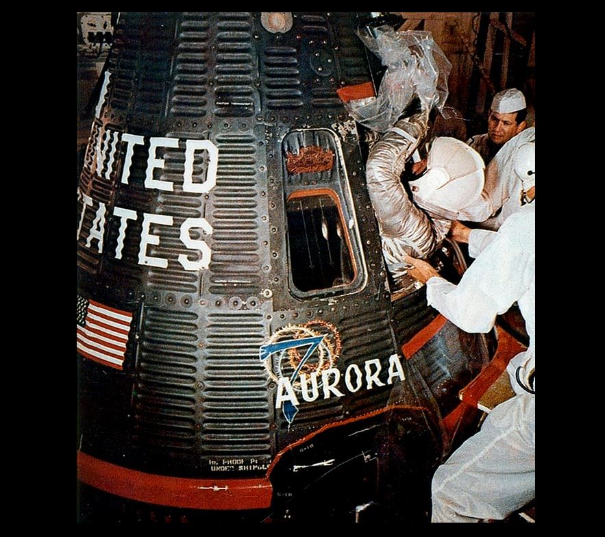 1962: Aurora 7 Orbits the Earth