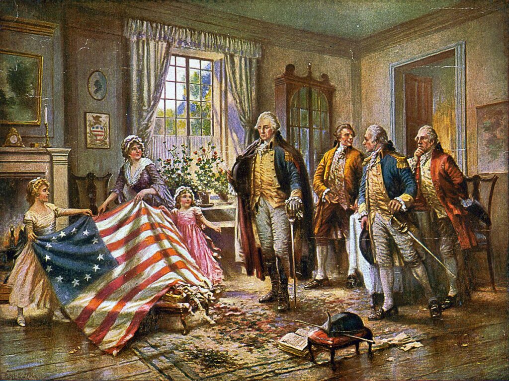 Betsy Ross and the First Flag