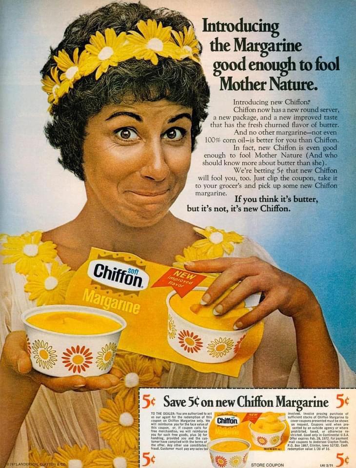 Chiffon Margarine: Fool Mother Nature