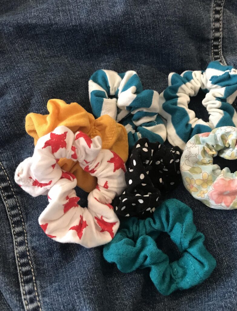 Colorful Hair Scrunchies