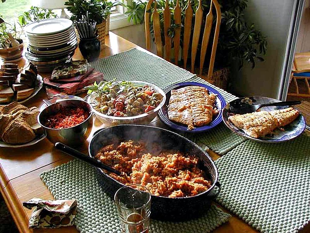 Home cooked meals by mom