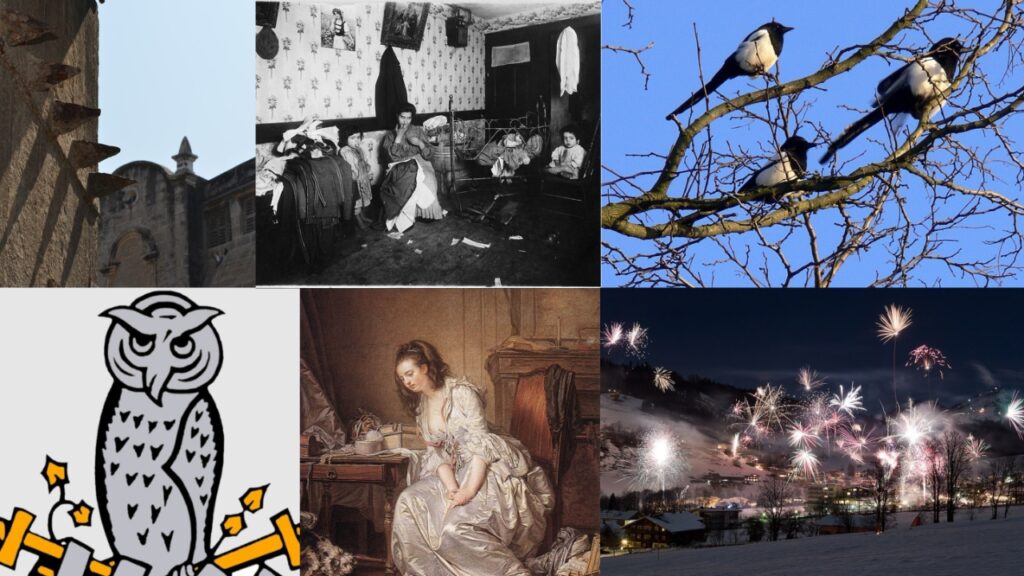 14 American Superstitions Collage