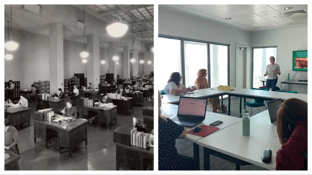 Office life from 60s to 90s