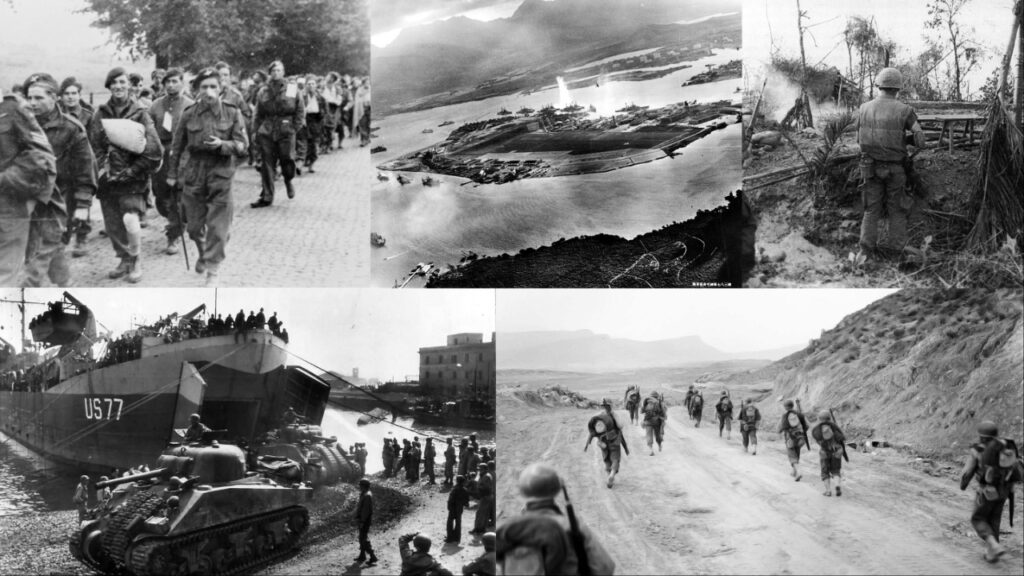 Major Losses in U.S. Military History Collage