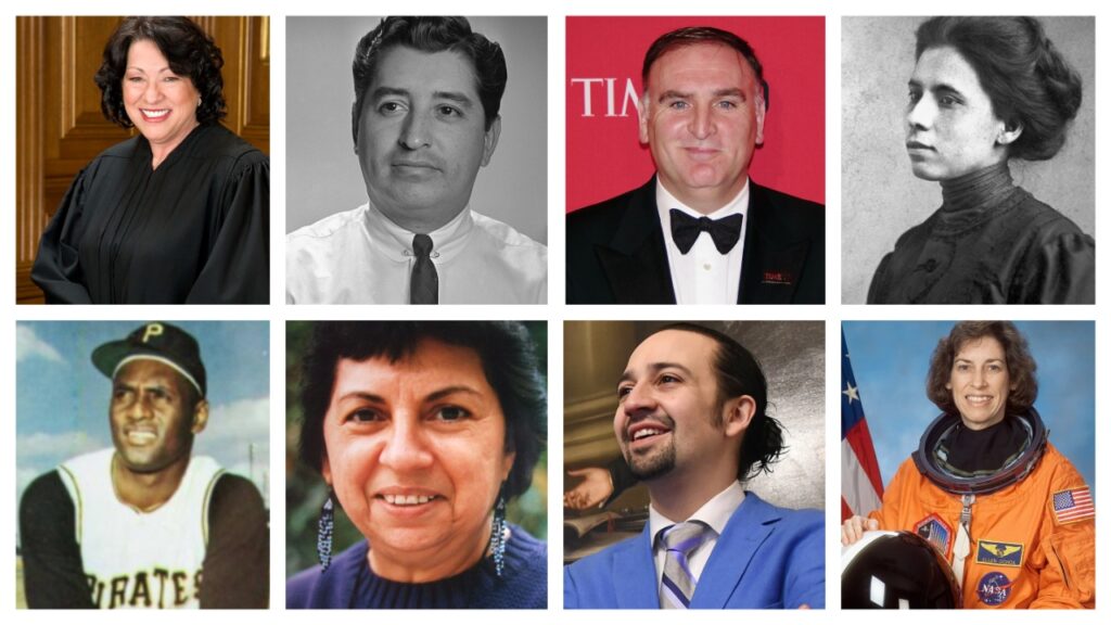 12 Latino Figures Who Helped Shape America Collage