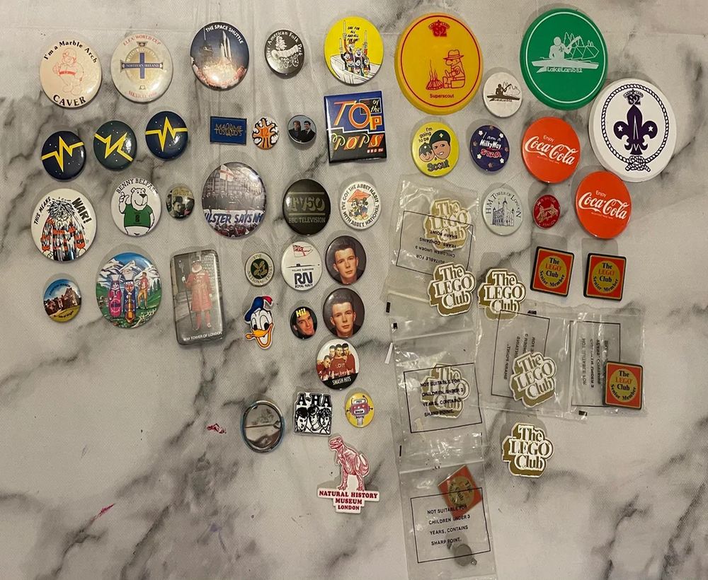 Pins & Patches Galore