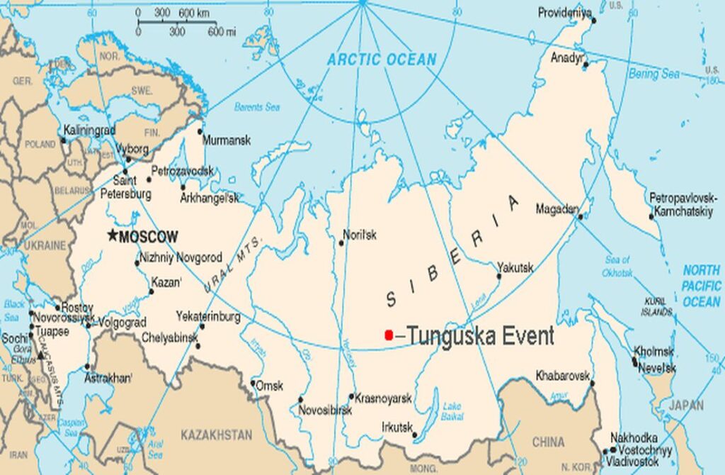 The Tunguska Event and U.S. Involvement