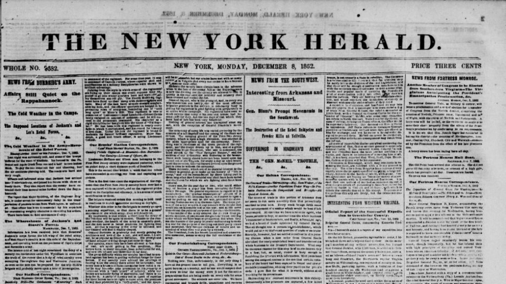 The New York Herald: Changing News Reporting
