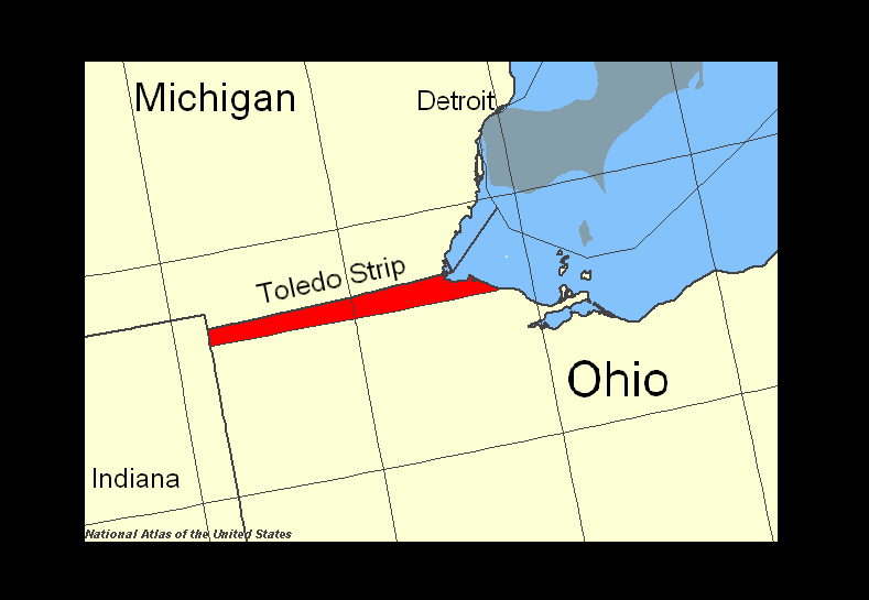 Michigan vs. Ohio: The Toledo War