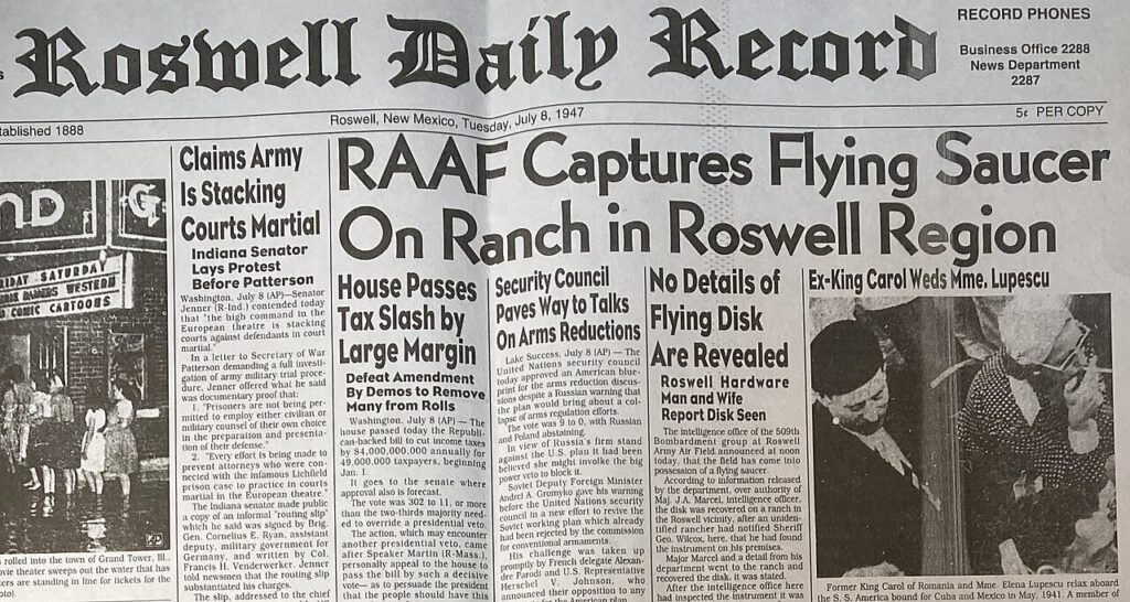 Roswell and UFO Investigations