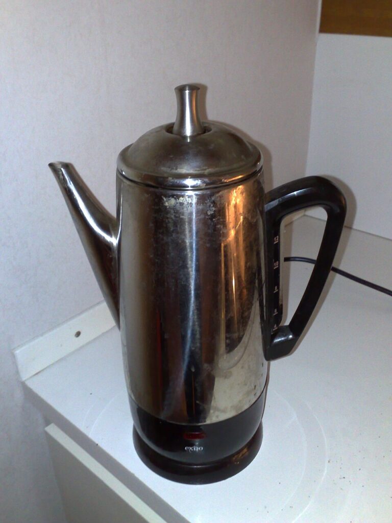 Old-School Coffee Percolator
