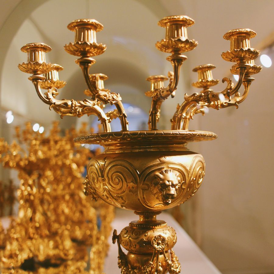 Brass Candelabras