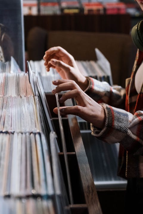 Step Back with a Vinyl Record