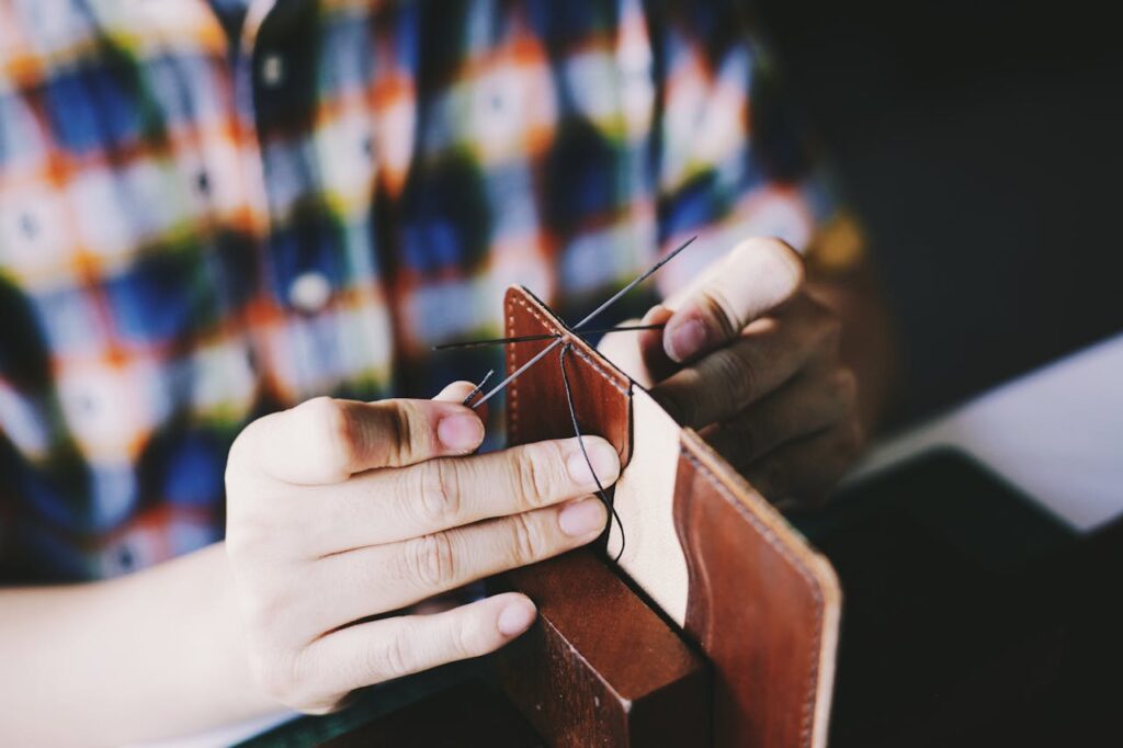 leather making