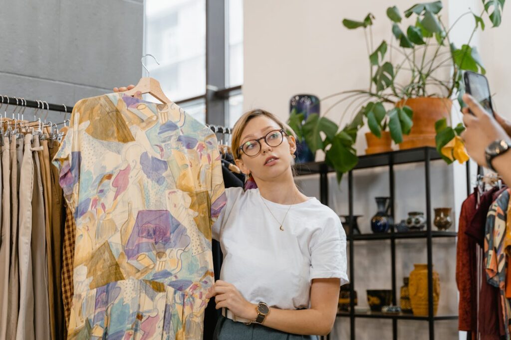 Wearing Designer Clothing