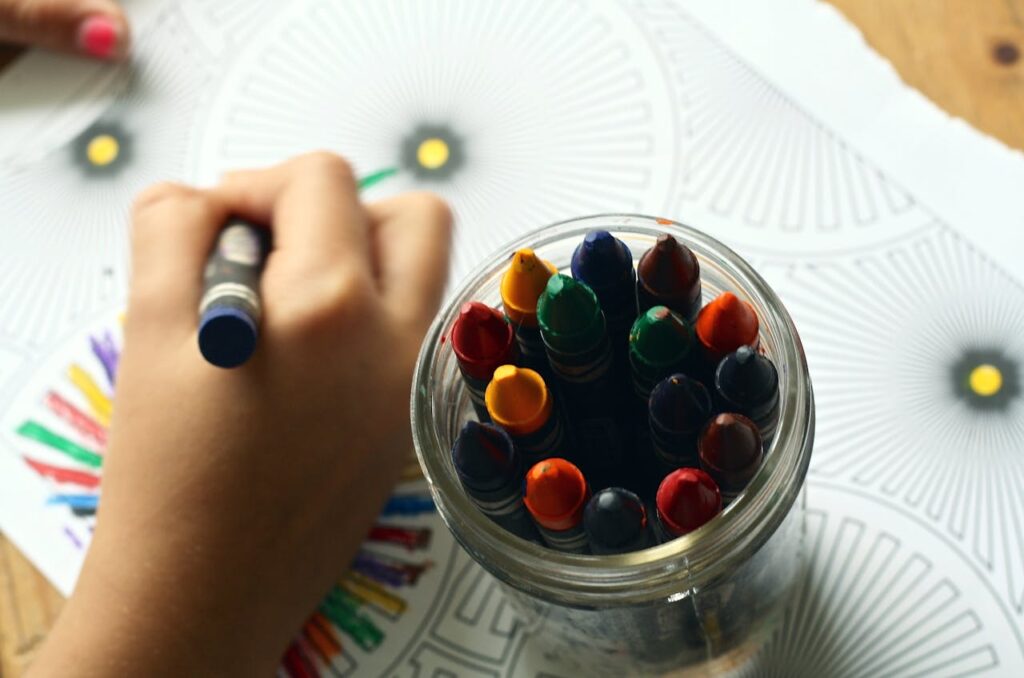 Crayons of the Early Days