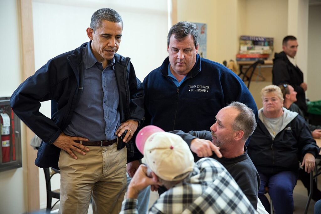 Obama and Christie: Hurricane Cooperation