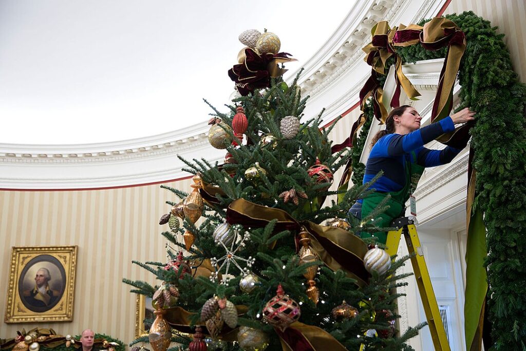 White_House Chrtistmas Decor
