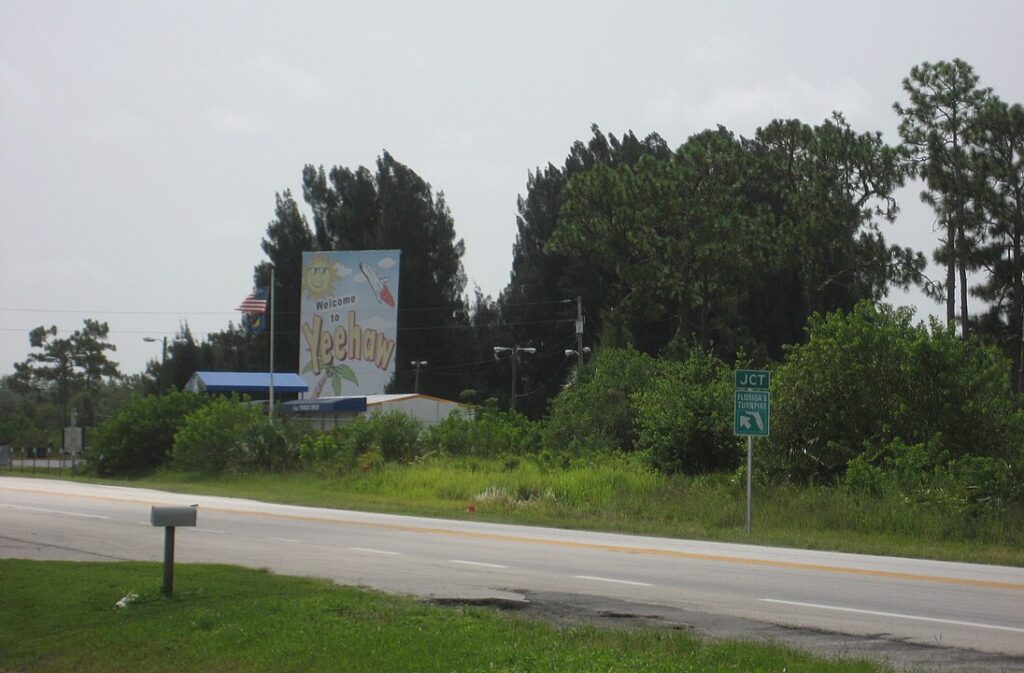 Yeehaw Junction, Florida.
