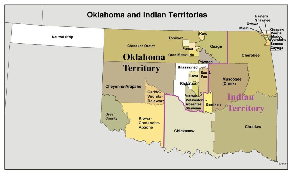 The Opening of Oklahoma Territory
