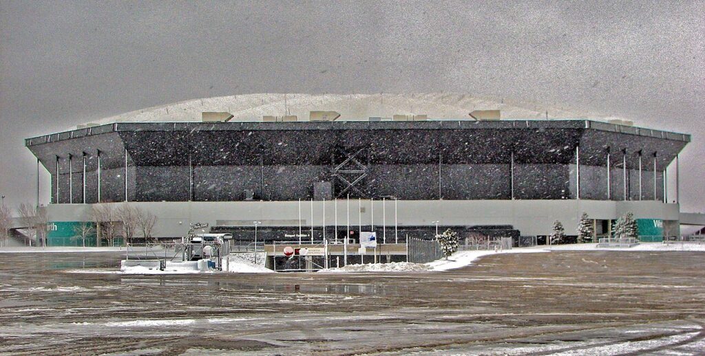 Crumbled Grandeur of Pontiac Silverdome