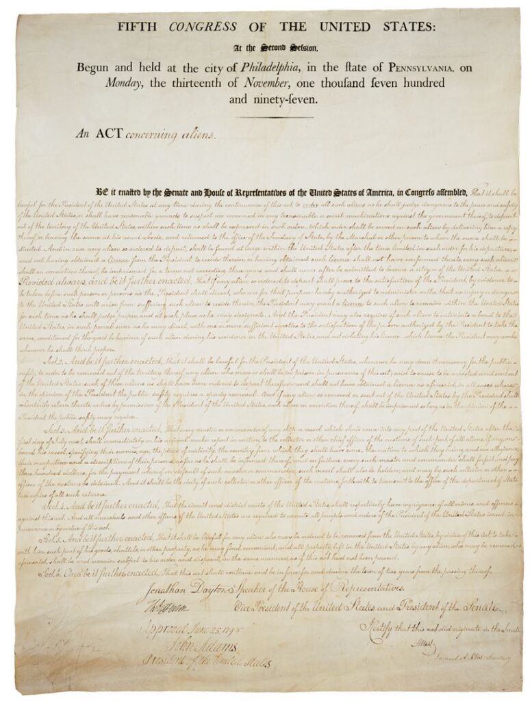 The Sedition Act: Silencing Critics