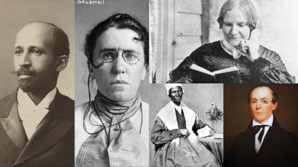 12 Revolutionary Figures Collage