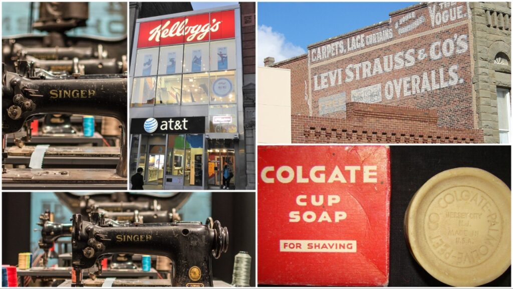 Iconic American Brands Collage