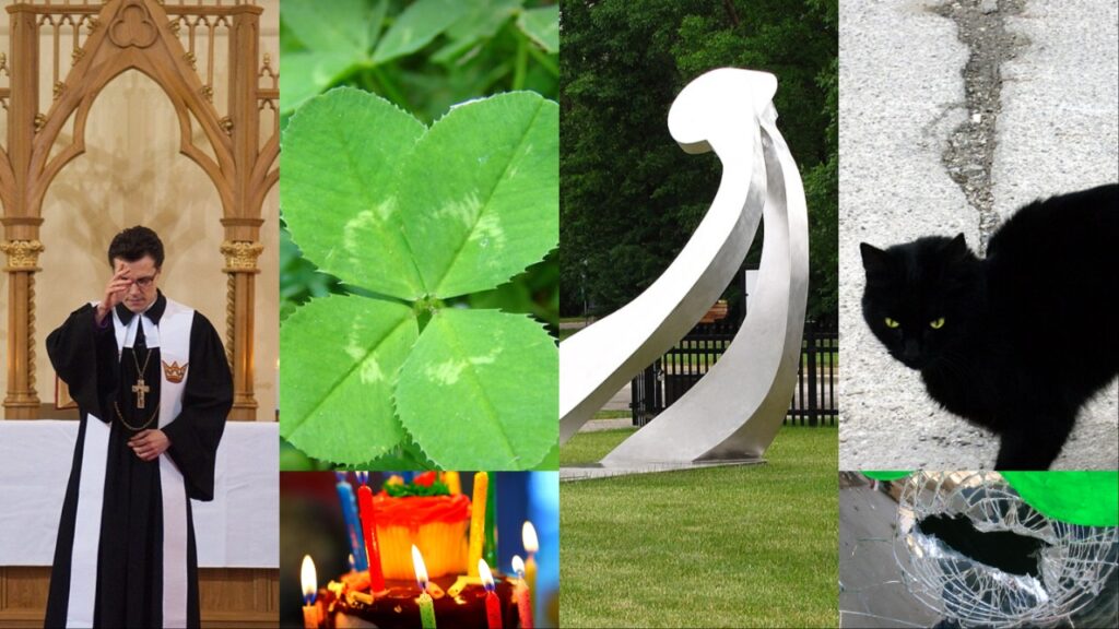 Forgotten American Superstitions Collage