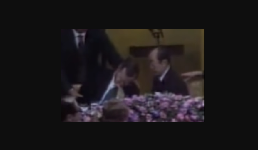Bush Vomits on Japanese PM